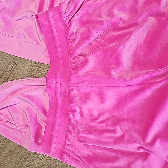 Victoria's Secret Velour Jogger Pants Hot Pink Size Small 4-6 - Picture 7 of 10
